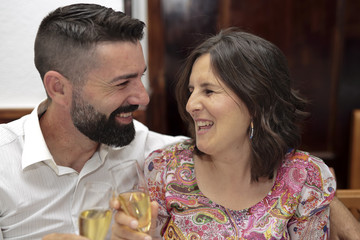 portrait of a couple man and woman