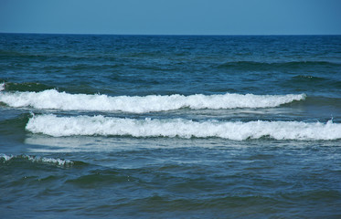 Sandy shore of Lake Baikal