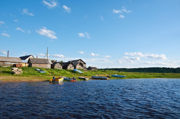 North Russian village