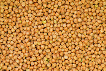 pet food in  background