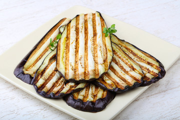 Grilled eggplant