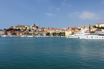 Imperia, Italy. View from the sea
