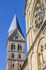 Fototapeta premium Tower of the St. Anna church in Neuenkirchen