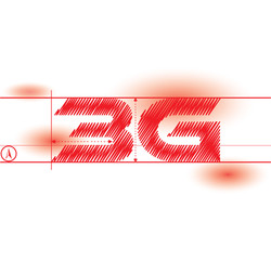 3g redprint font