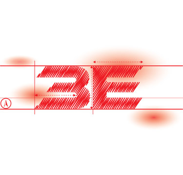 3e redprint font