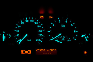 Car instrumental panel