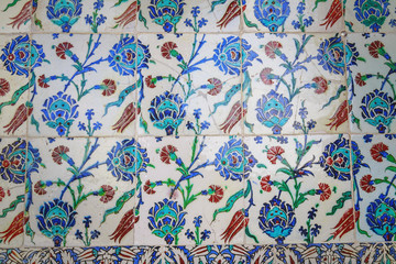 Ceramic Tile from open air public Topkapi Musieum