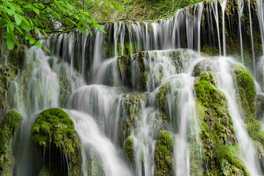 Krushunski waterfalls during the spring, Krushuna village, Bulgaria © djevelekova