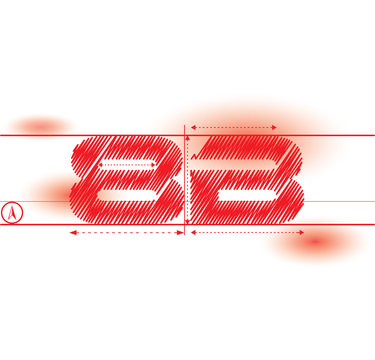 8b redprint font
