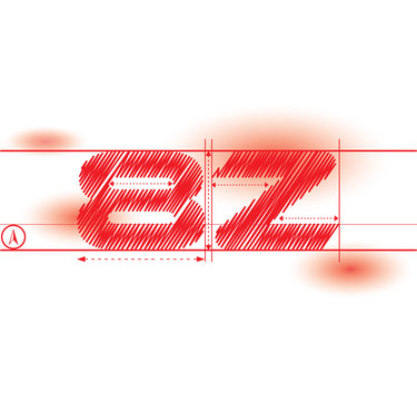 8z redprint font