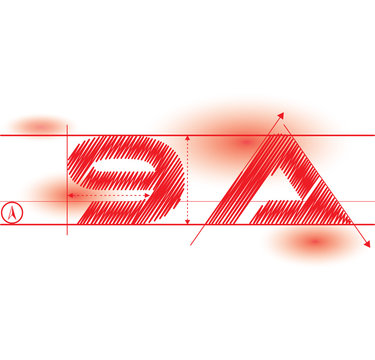 9a redprint font