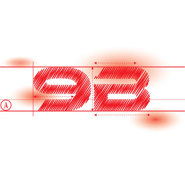 9b redprint font