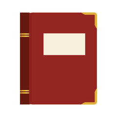 book traditional reading lerning icon. Isolated and flat illustration. Vector graphic