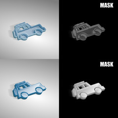 szklana ikona 3D vektor © vempireart