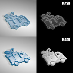 szklana ikona 3D vektor © vempireart