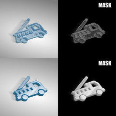 szklana ikona 3D vektor © vempireart