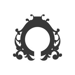 Ornament decoration vintage rustic icon. Isolated and flat illustration. Vector graphic