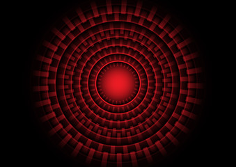 Abstract red circle background