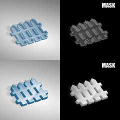 szklana ikona 3D vektor © vempireart