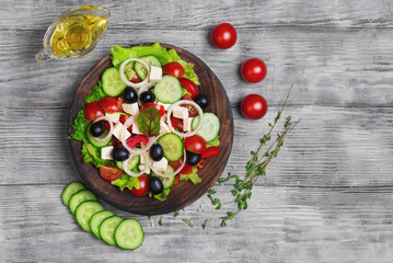 Traditional greek salad