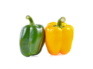 bell pepper on white background