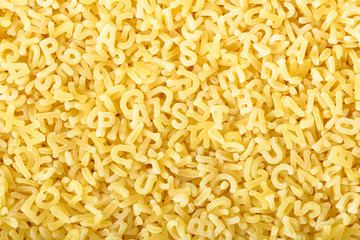 background of pasta
