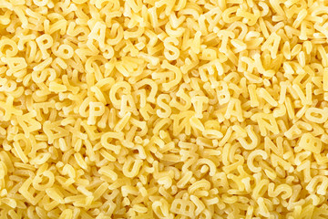 background of pasta