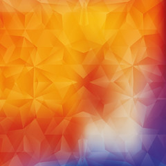 Fototapeta premium polygonal wallpaper geometric shape icon. Colorfull and background illustration. Vector graphic