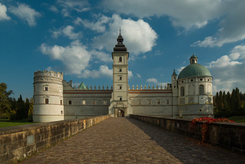 Krasiczyn castle in Eastern part of Poland