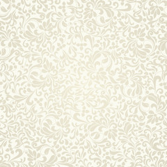 Seamless background of beige color in the style of baroque