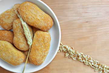 Whole wheat flour cookies