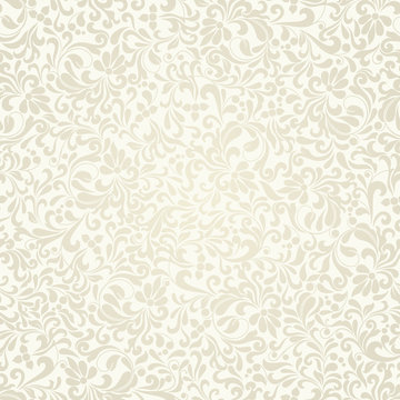 Seamless background of beige color in the style of baroque