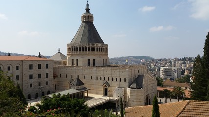 Fototapeta na wymiar nazareth church of annunciation