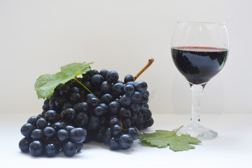 a glass of wine