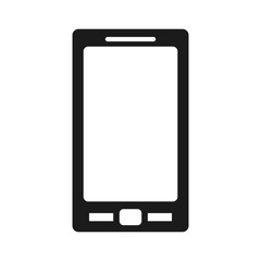 smartphone cellphone mobile technology icon. Isolated and flat illustration. Vector graphic