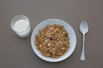 milk and cereal