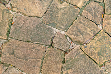 Obraz premium Background texture of old stone, wall stone.