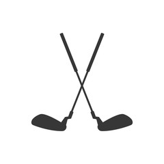 golf club sport hobby game icon. Isolated and flat illustration. Vector graphic