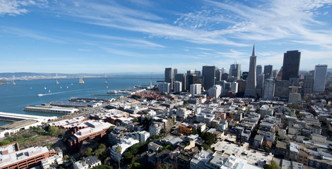 San Francisco and the new Bay Bridge