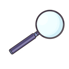 Magnifying Glass, Isolated On White Background