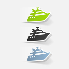 realistic design element: yacht