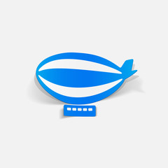 realistic design element: airship