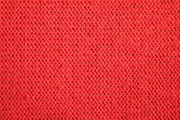 red knitted large viscous fabric - texture
