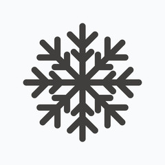 Snowflake icon. Air conditioning sign.