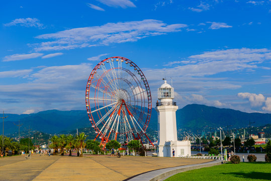 Amazing view of Batumi Boulevard