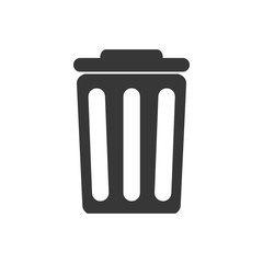trash recycle ecology save icon. Isolated and flat illustration. Vector graphic
