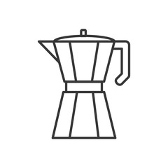 drink coffee kettle pot beverage icon. Isolated and flat illustration. Vector graphic