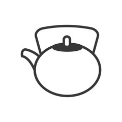 drink coffee kettle pot beverage icon. Isolated and flat illustration. Vector graphic