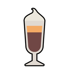 drink cup mug coffee beverage icon. Isolated and flat illustration. Vector graphic