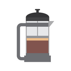 drink coffee kettle pot beverage icon. Isolated and flat illustration. Vector graphic